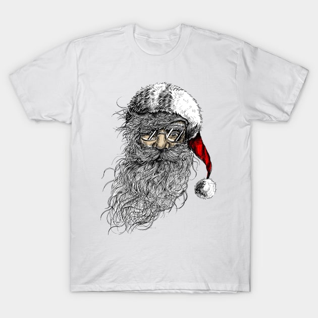 Cool Santa T-Shirt by Whatastory